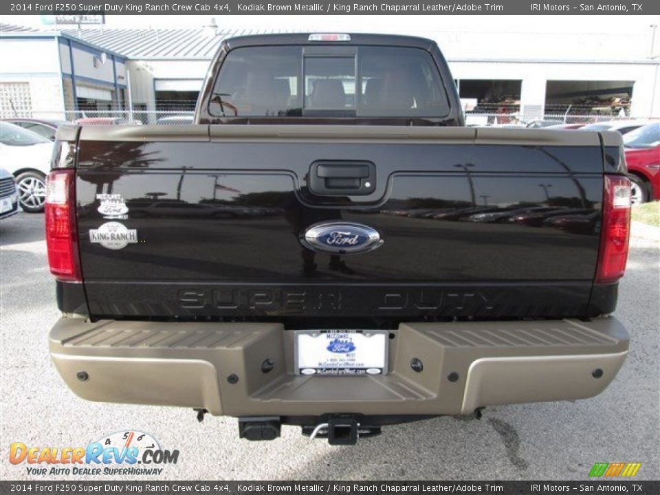 2014 Ford F250 Super Duty King Ranch Crew Cab 4x4 Kodiak Brown Metallic / King Ranch Chaparral Leather/Adobe Trim Photo #4