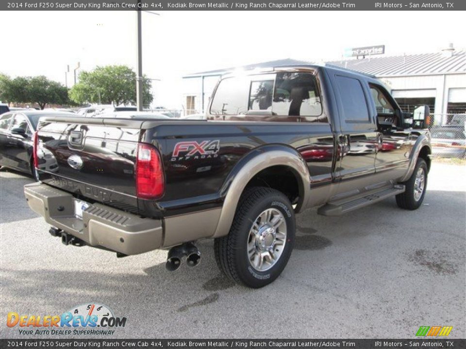 2014 Ford F250 Super Duty King Ranch Crew Cab 4x4 Kodiak Brown Metallic / King Ranch Chaparral Leather/Adobe Trim Photo #6