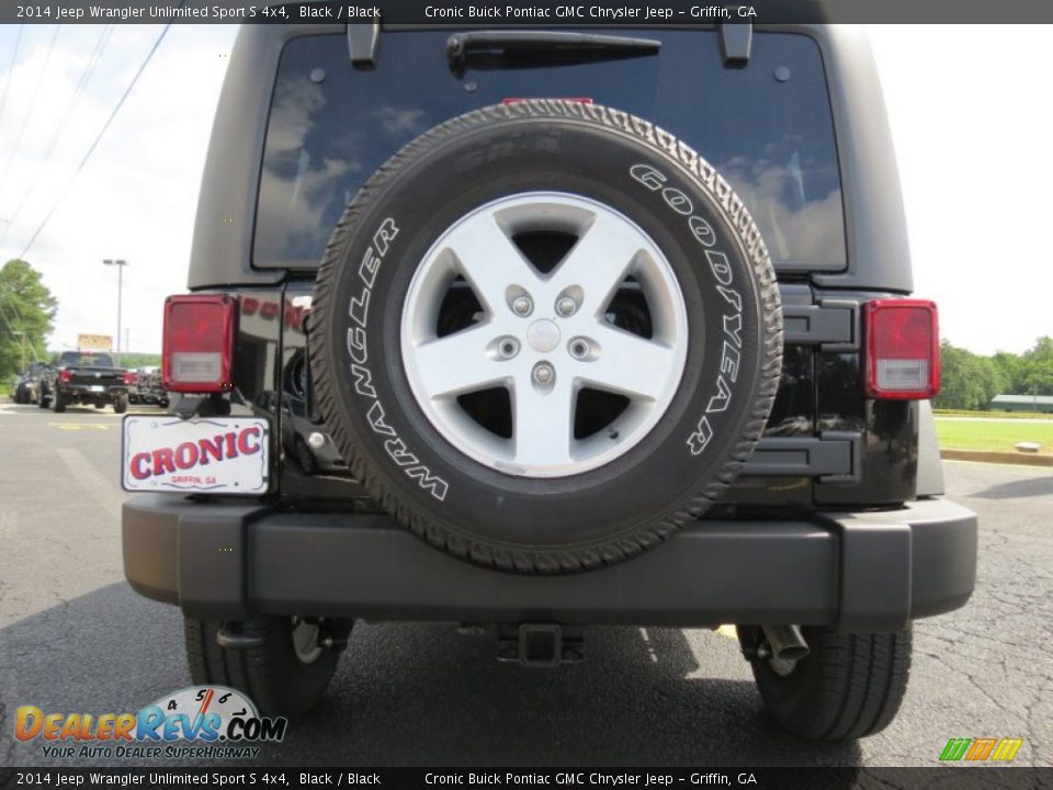 2014 Jeep Wrangler Unlimited Sport S 4x4 Black / Black Photo #6