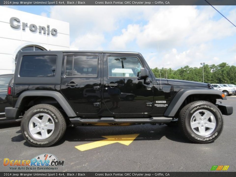 2014 Jeep Wrangler Unlimited Sport S 4x4 Black / Black Photo #8