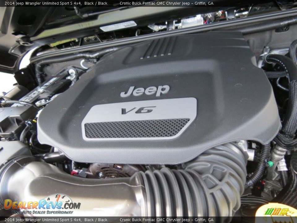 2014 Jeep Wrangler Unlimited Sport S 4x4 3.6 Liter DOHC 24-Valve VVT V6 Engine Photo #9