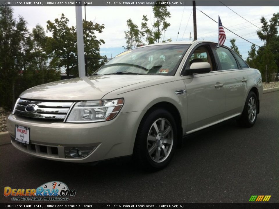 2008 Ford Taurus SEL Dune Pearl Metallic / Camel Photo #1