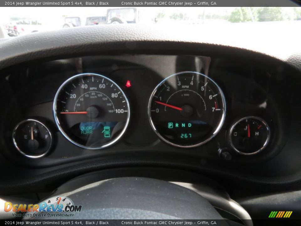 2014 Jeep Wrangler Unlimited Sport S 4x4 Gauges Photo #14
