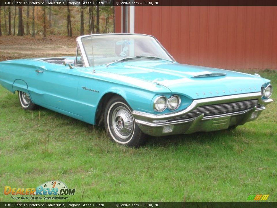 Front 3/4 View of 1964 Ford Thunderbird Convertible Photo #6