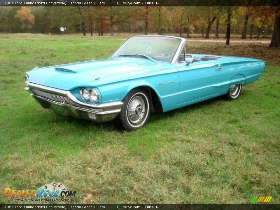 Front 3/4 View of 1964 Ford Thunderbird Convertible Photo #10