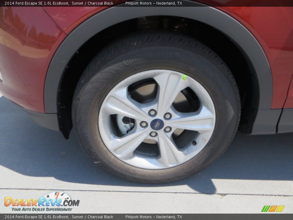 2014 Ford Escape SE 1.6L EcoBoost Sunset / Charcoal Black Photo #10