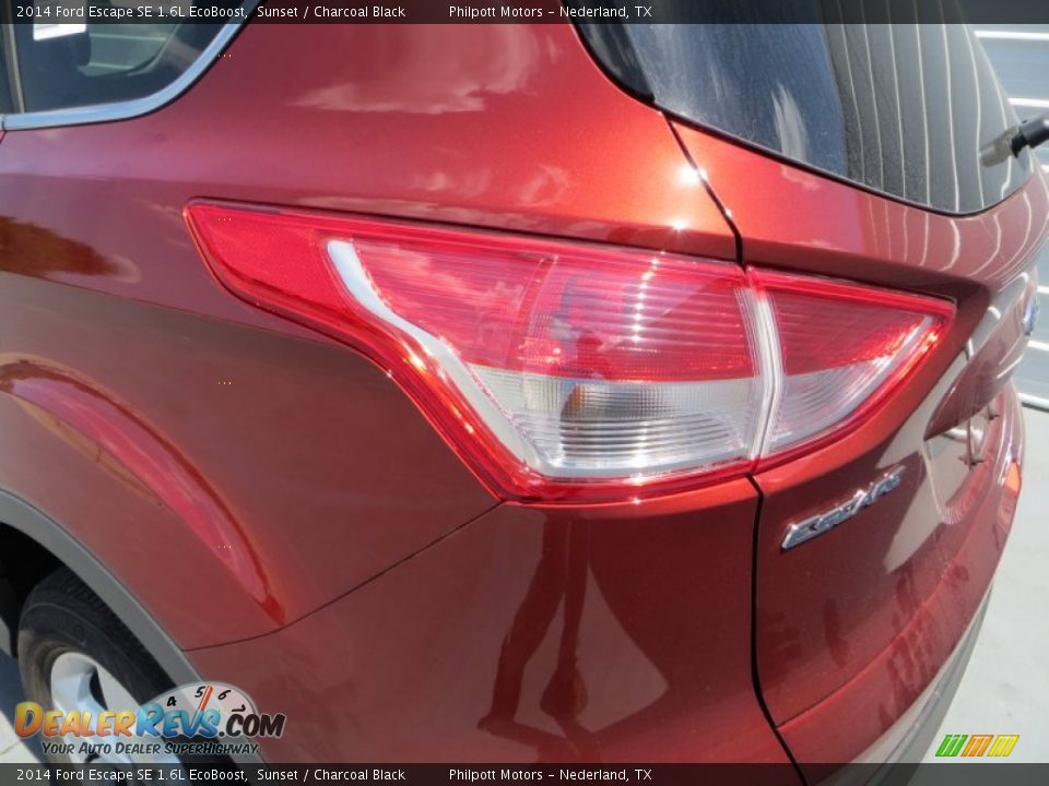 2014 Ford Escape SE 1.6L EcoBoost Sunset / Charcoal Black Photo #11