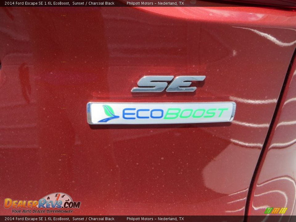 2014 Ford Escape SE 1.6L EcoBoost Sunset / Charcoal Black Photo #13