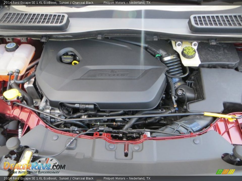 2014 Ford Escape SE 1.6L EcoBoost Sunset / Charcoal Black Photo #14