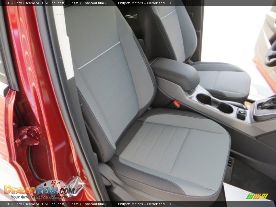 2014 Ford Escape SE 1.6L EcoBoost Sunset / Charcoal Black Photo #17