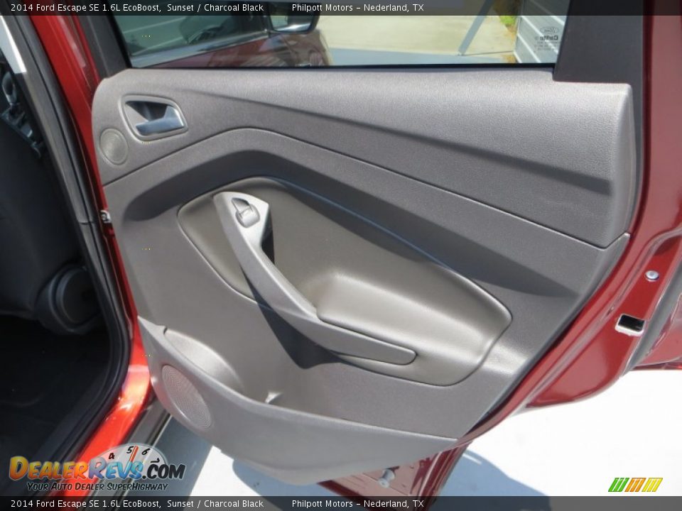 2014 Ford Escape SE 1.6L EcoBoost Sunset / Charcoal Black Photo #18