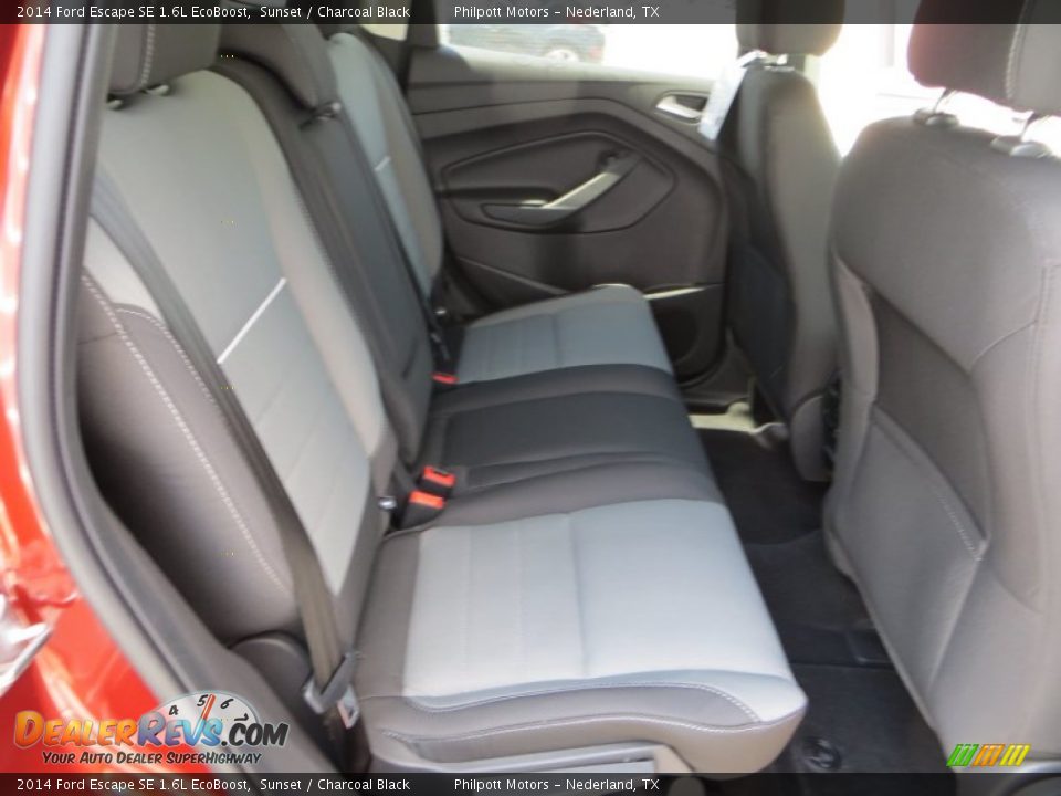 2014 Ford Escape SE 1.6L EcoBoost Sunset / Charcoal Black Photo #19