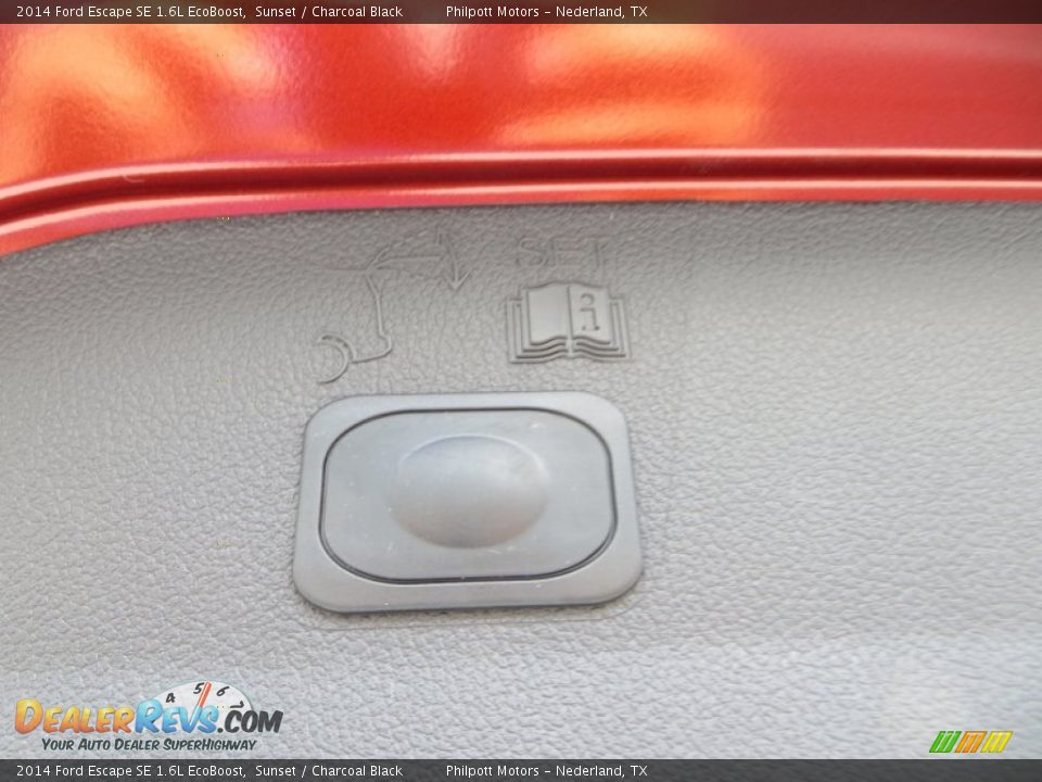 2014 Ford Escape SE 1.6L EcoBoost Sunset / Charcoal Black Photo #21
