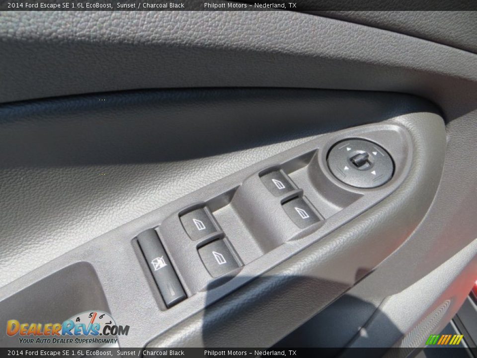 2014 Ford Escape SE 1.6L EcoBoost Sunset / Charcoal Black Photo #23