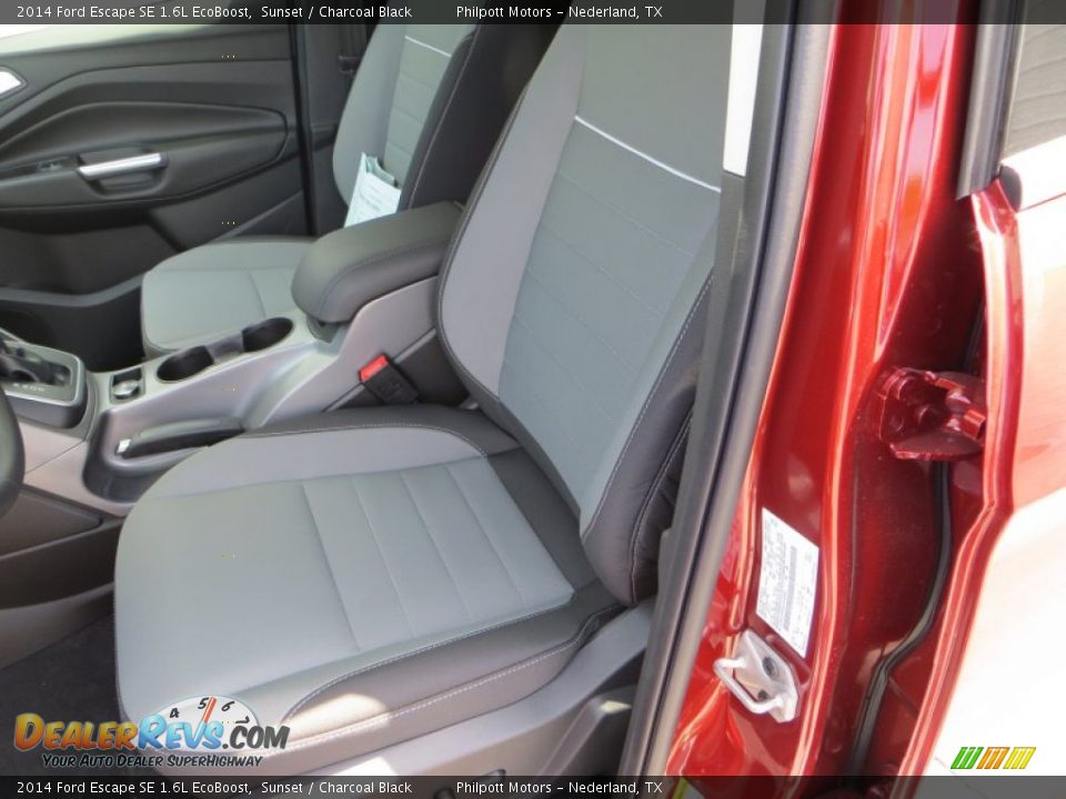 2014 Ford Escape SE 1.6L EcoBoost Sunset / Charcoal Black Photo #24