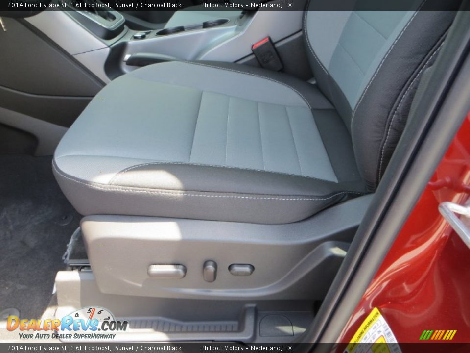 2014 Ford Escape SE 1.6L EcoBoost Sunset / Charcoal Black Photo #25