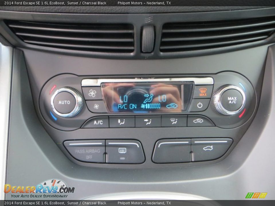 2014 Ford Escape SE 1.6L EcoBoost Sunset / Charcoal Black Photo #28