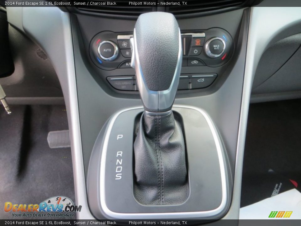 2014 Ford Escape SE 1.6L EcoBoost Sunset / Charcoal Black Photo #29