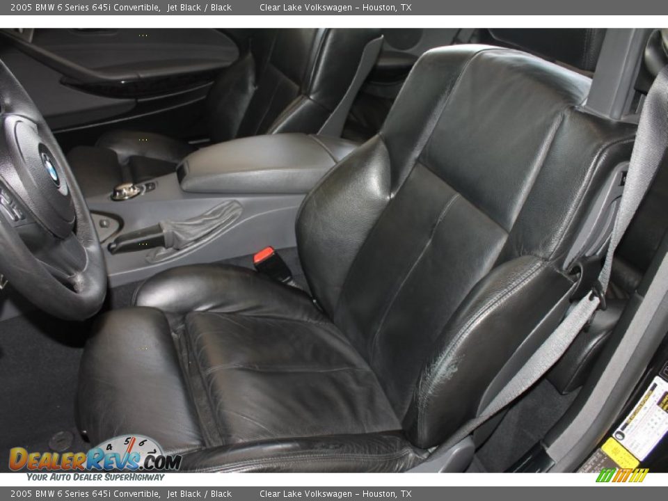 Front Seat of 2005 BMW 6 Series 645i Convertible Photo #18