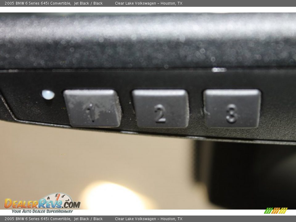 2005 BMW 6 Series 645i Convertible Jet Black / Black Photo #23