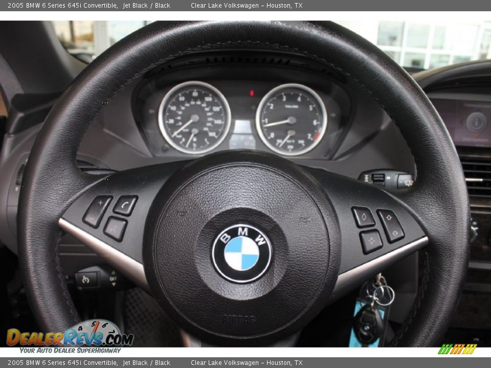 2005 BMW 6 Series 645i Convertible Steering Wheel Photo #31