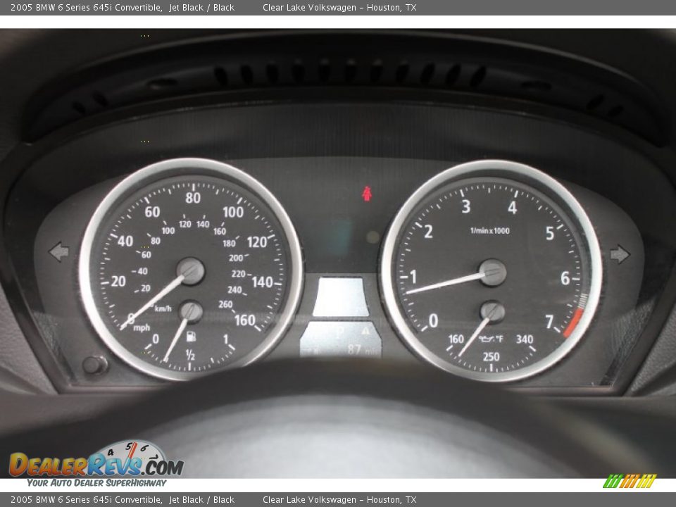 2005 BMW 6 Series 645i Convertible Gauges Photo #36
