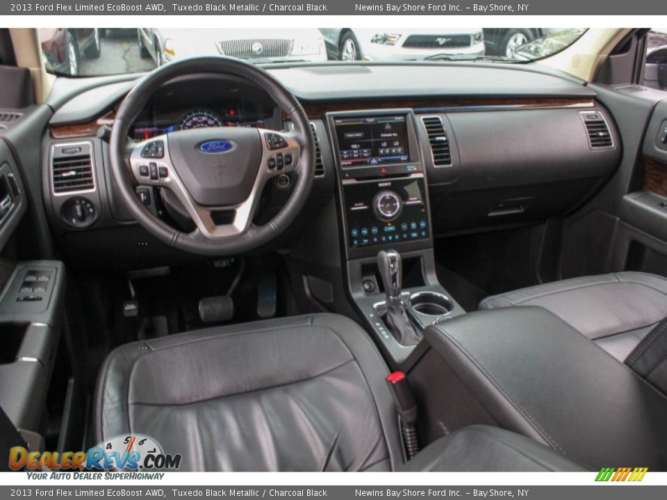 Charcoal Black Interior - 2013 Ford Flex Limited EcoBoost AWD Photo #18
