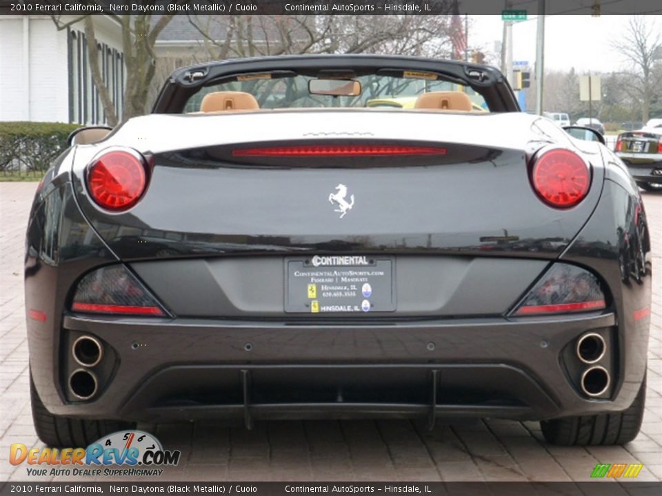 2010 Ferrari California Nero Daytona (Black Metallic) / Cuoio Photo #10