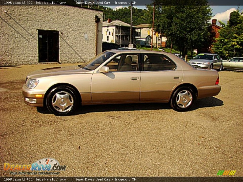 1998 Lexus LS 400 Beige Metallic / Ivory Photo #2