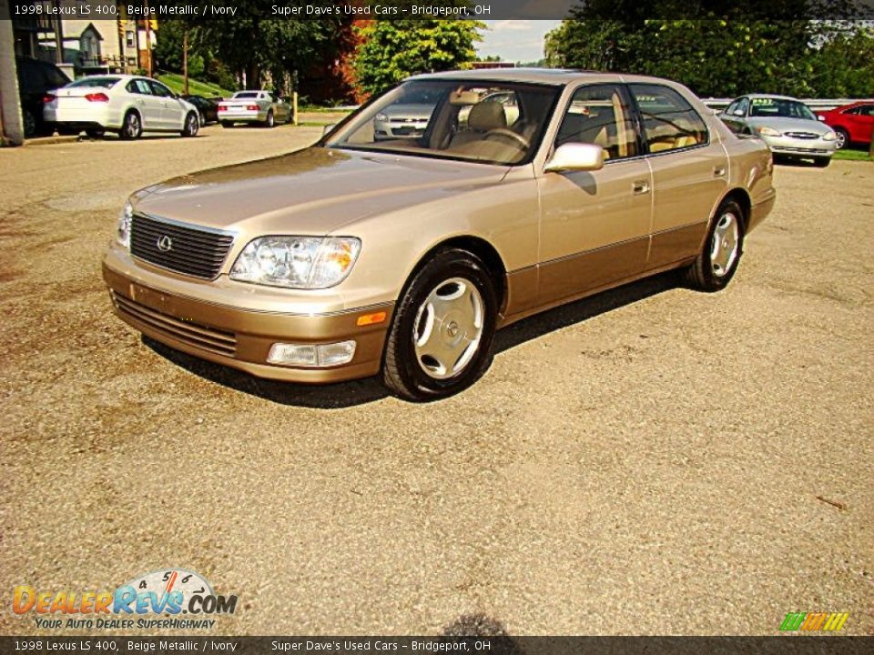 1998 Lexus LS 400 Beige Metallic / Ivory Photo #3