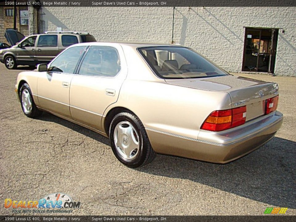 1998 Lexus LS 400 Beige Metallic / Ivory Photo #5