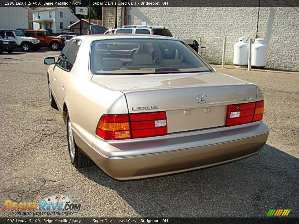 1998 Lexus LS 400 Beige Metallic / Ivory Photo #6