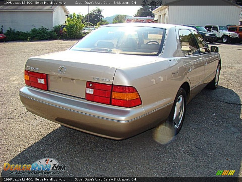 1998 Lexus LS 400 Beige Metallic / Ivory Photo #8