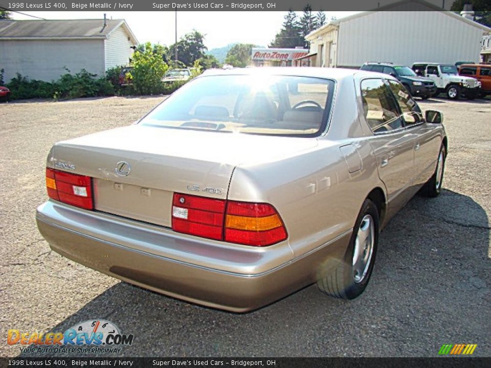 1998 Lexus LS 400 Beige Metallic / Ivory Photo #9
