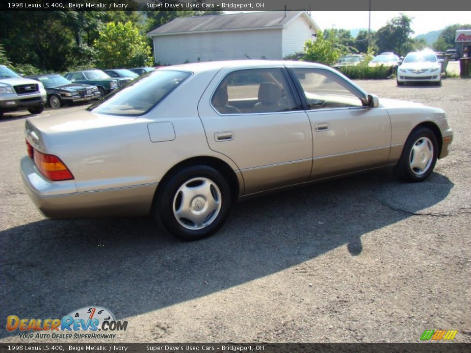 1998 Lexus LS 400 Beige Metallic / Ivory Photo #10