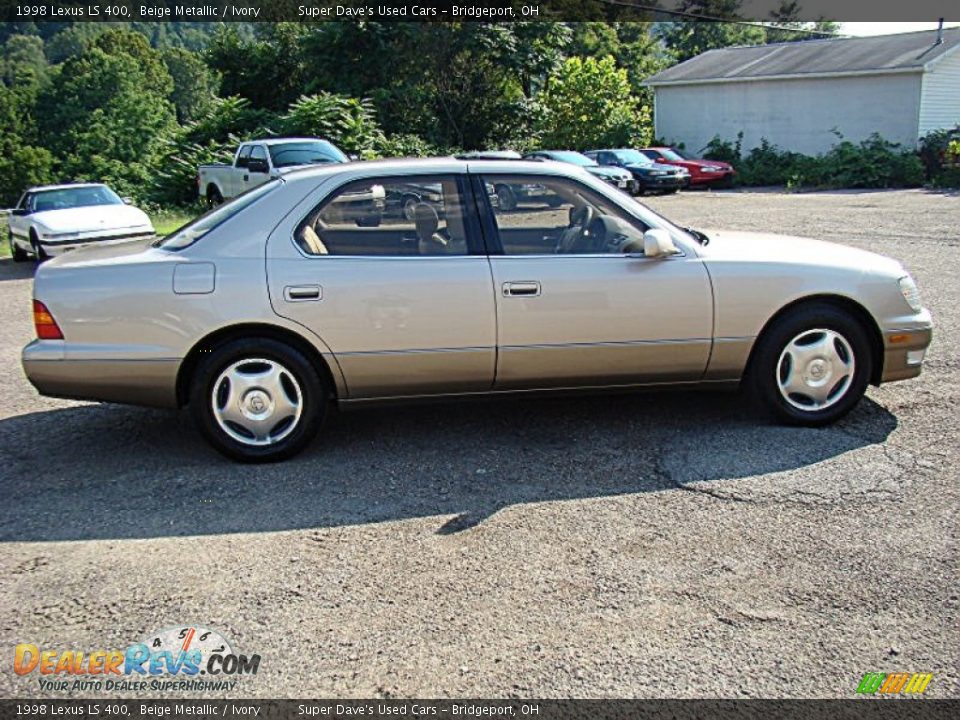 1998 Lexus LS 400 Beige Metallic / Ivory Photo #11