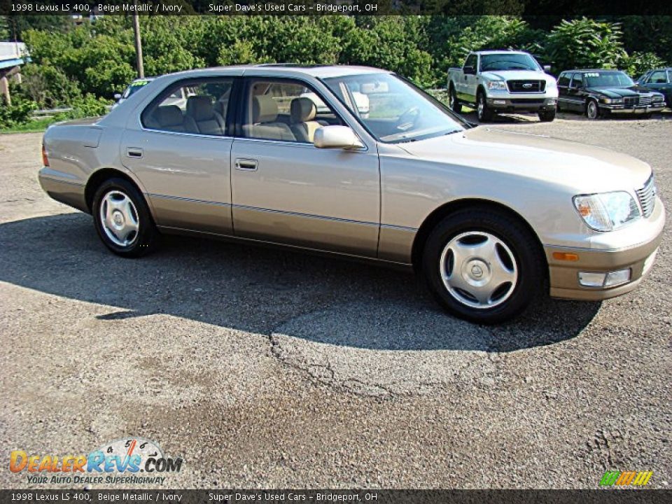 1998 Lexus LS 400 Beige Metallic / Ivory Photo #12