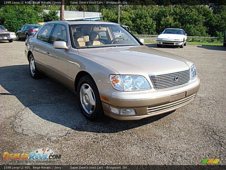 1998 Lexus LS 400 Beige Metallic / Ivory Photo #13