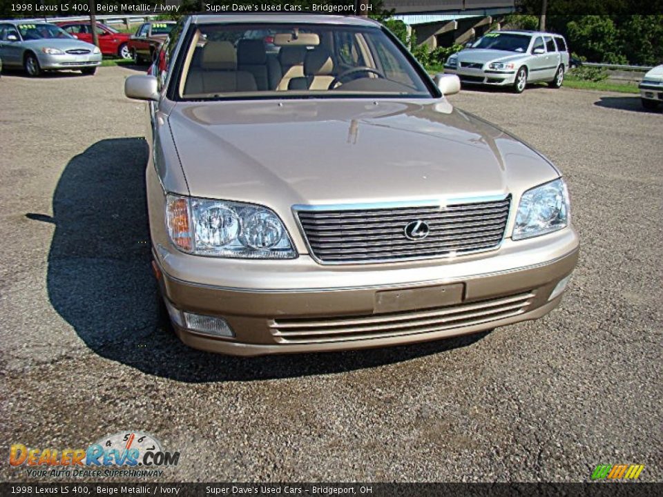 1998 Lexus LS 400 Beige Metallic / Ivory Photo #14