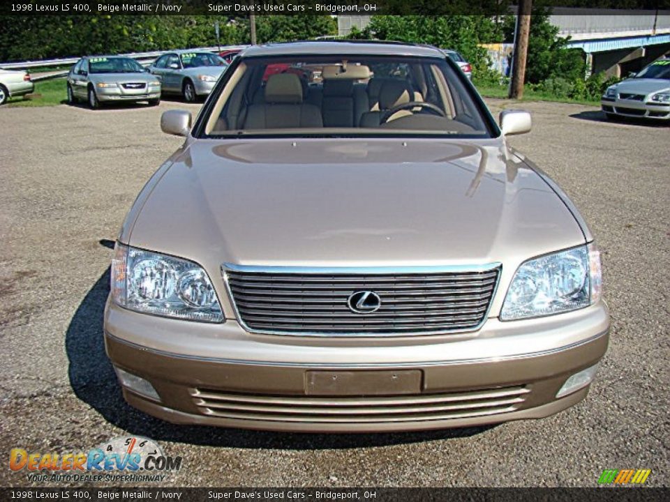 1998 Lexus LS 400 Beige Metallic / Ivory Photo #15