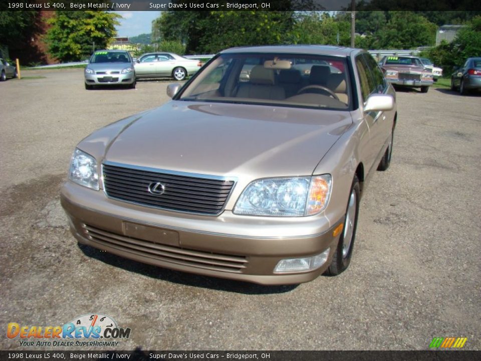 1998 Lexus LS 400 Beige Metallic / Ivory Photo #16