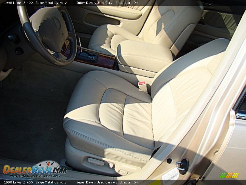 1998 Lexus LS 400 Beige Metallic / Ivory Photo #22