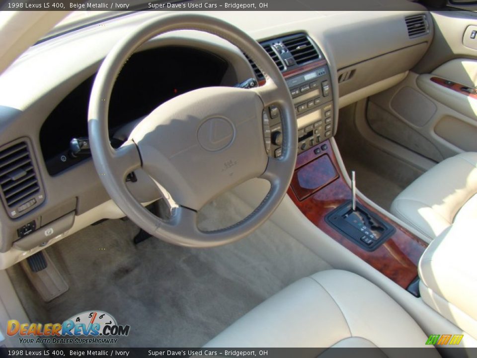 1998 Lexus LS 400 Beige Metallic / Ivory Photo #24