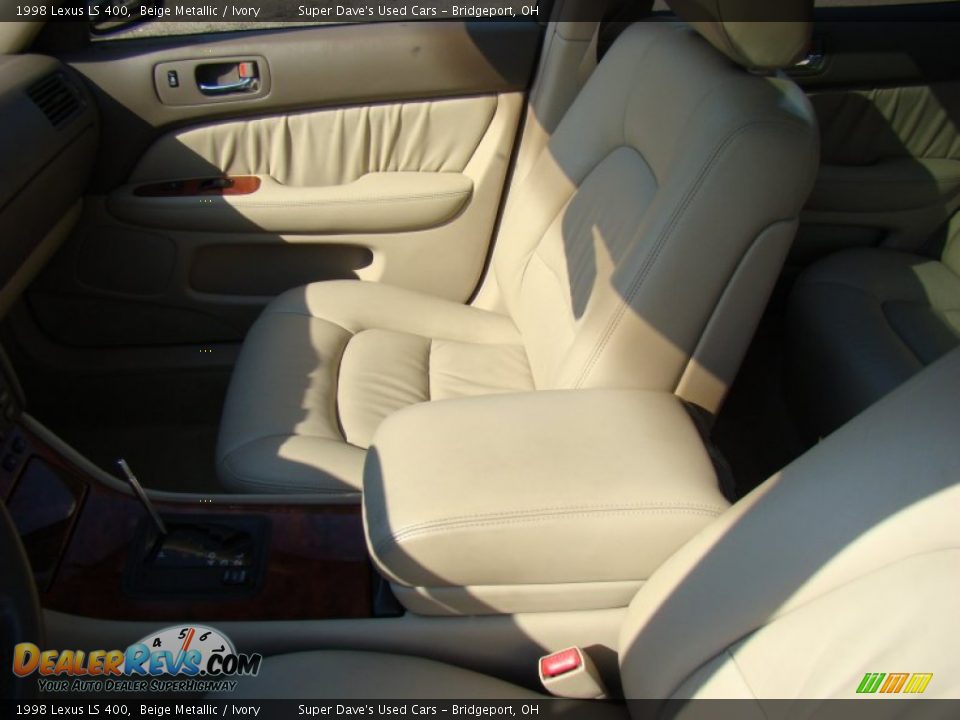 1998 Lexus LS 400 Beige Metallic / Ivory Photo #25