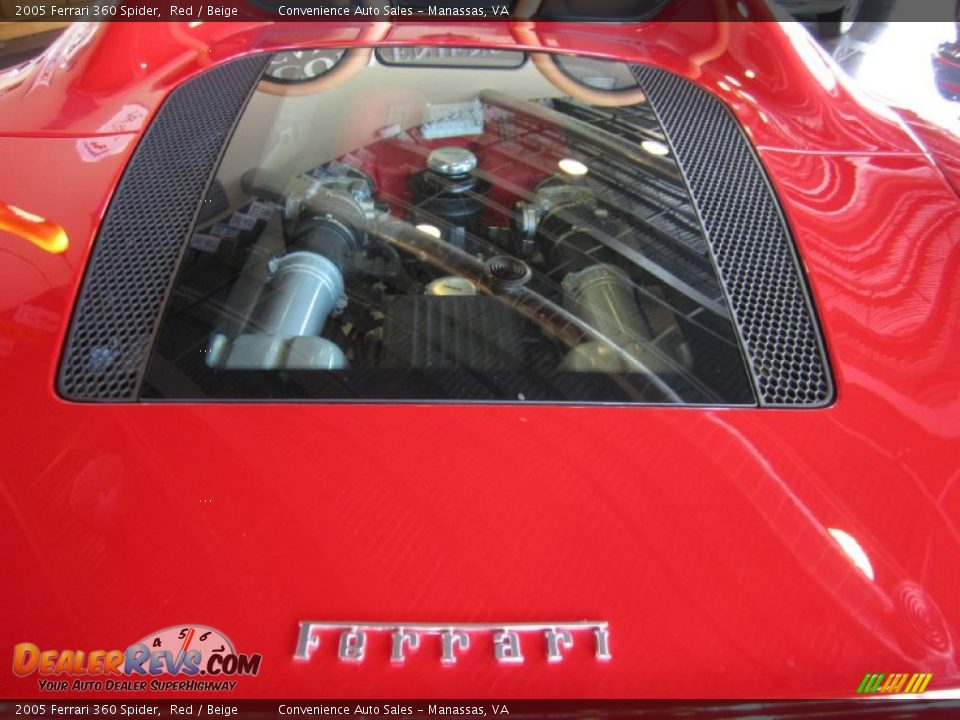 2005 Ferrari 360 Spider Red / Beige Photo #3