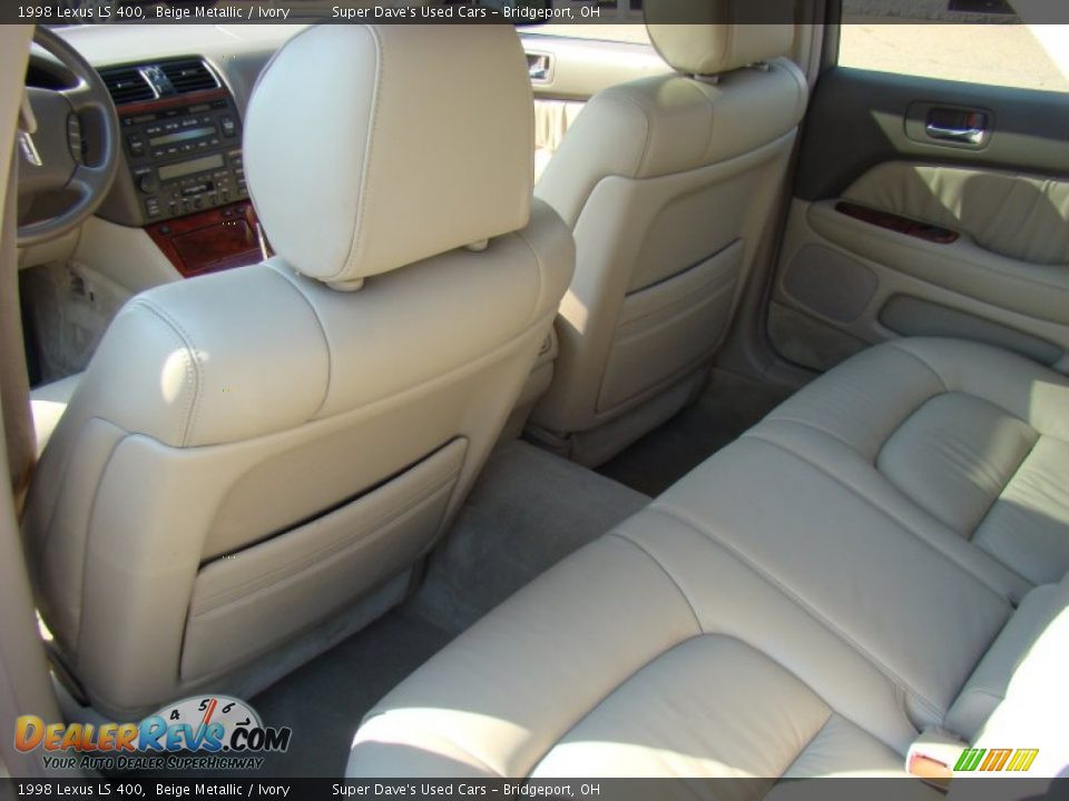 1998 Lexus LS 400 Beige Metallic / Ivory Photo #28