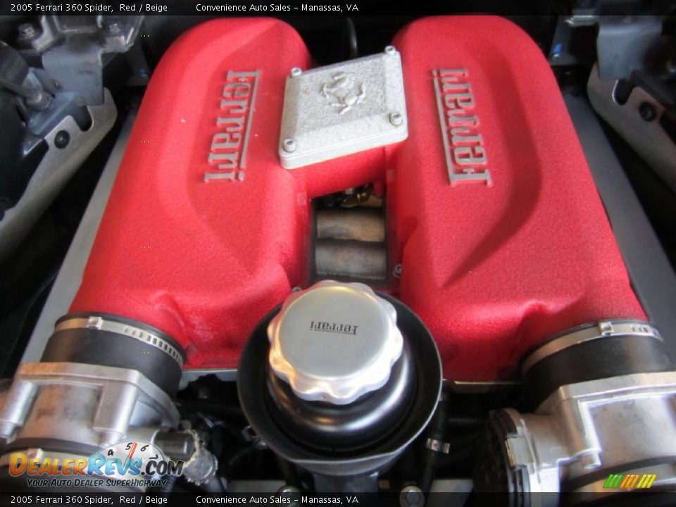 2005 Ferrari 360 Spider 3.6 Liter DOHC 40-Valve V8 Engine Photo #19