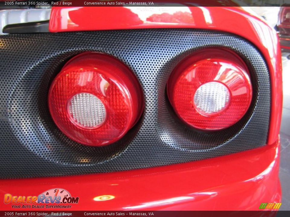 2005 Ferrari 360 Spider Red / Beige Photo #22