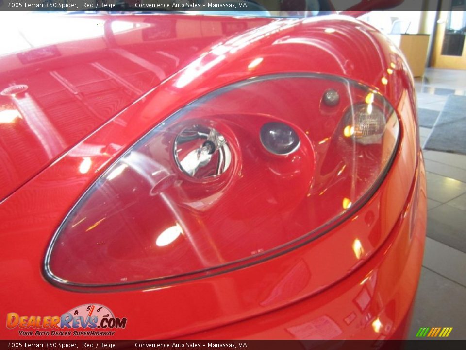 2005 Ferrari 360 Spider Red / Beige Photo #26