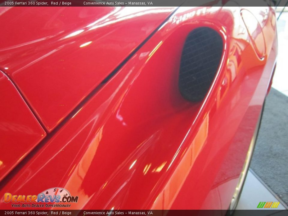 2005 Ferrari 360 Spider Red / Beige Photo #30